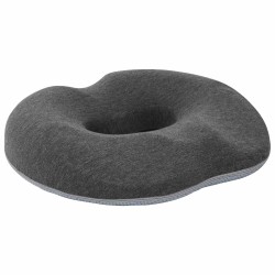 Coussin d’assise Couleur unie Gris foncé 42 x 36,5 x 8 cm 519911519911