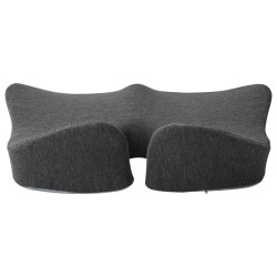 Coussin d’assise Couleur unie Gris foncé 50 x 43 x 10 cm 519913519913