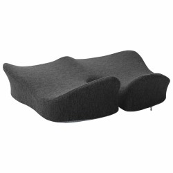 Coussin d’assise Couleur unie Gris foncé 50 x 43 x 10 cm 519913519913