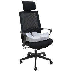 Coussin d’assise Couleur unie Gris clair 50 x 43 x 10 cm 519915519915