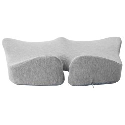 Coussin d’assise Couleur unie Gris clair 50 x 43 x 10 cm 519915519915