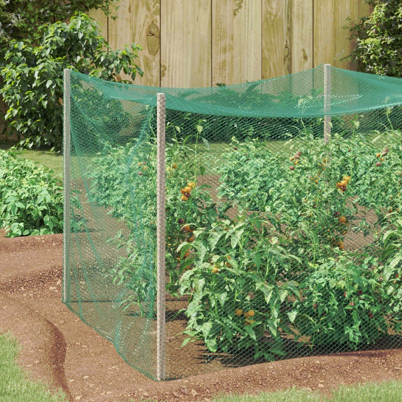 Filet de protection pour oiseaux Vert 4 x 5 m Polyéthylène 519917519917