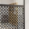 Porte en verre Fretwork Noir 90 x 2 x 205 cm Aluminium 519919519919