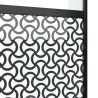 Porte en verre Fretwork Noir 90 x 2 x 205 cm Aluminium 519919519919