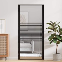 Porte en verre Rayé Noir 93 x 3,5 x 201,5 cm Aluminium 519920519920