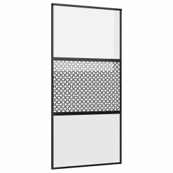 Porte en verre Fretwork Noir 102,5 x 2 x 205 cm Aluminium 519921519921