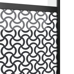 Porte en verre Fretwork Noir 102,5 x 2 x 205 cm Aluminium 519921519921
