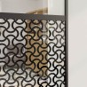 Porte en verre Fretwork Noir 76 x 2 x 205 cm Aluminium 519922519922