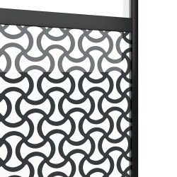 Porte en verre Fretwork Noir 76 x 2 x 205 cm Aluminium 519922519922