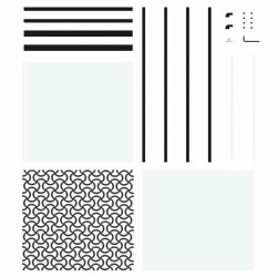 Porte en verre Fretwork Noir 76 x 2 x 205 cm Aluminium 519922519922