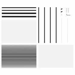 Porte en verre Rayé Noir 102,5 x 2 x 205 cm Aluminium 519923519923