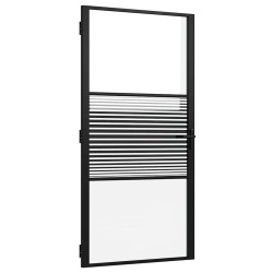 Porte en verre Rayé Noir 102,5 x 3,5 x 201,5 cm Aluminium 519924519924