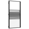 Porte en verre Rayé Noir 102,5 x 3,5 x 201,5 cm Aluminium 519924519924