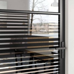 Porte en verre Rayé Noir 102,5 x 3,5 x 201,5 cm Aluminium 519924519924