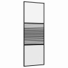 Porte en verre Rayé Noir 76 x 2 x 205 cm Aluminium 519927519927