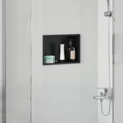 Niche de Douche Noir 30 x 20 x 9,5 cm Acier inoxydable 519928519928