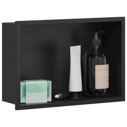 Niche de Douche Noir 30 x 20 x 9,5 cm Acier inoxydable 519928519928