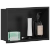 Niche de Douche Noir 30 x 20 x 9,5 cm Acier inoxydable 519928519928