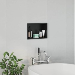 Niche de Douche Noir 30 x 20 x 9,5 cm Acier inoxydable 519928519928