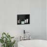 Niche de Douche Noir 30 x 20 x 9,5 cm Acier inoxydable 519928519928