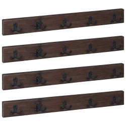 Cintre Marron 60 x 7 x 8 cm Bois Recyclé Solide 519929519929