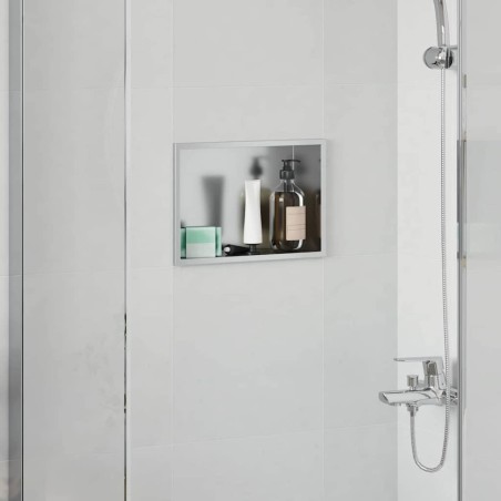 Niche de Douche Argenté 30 x 20 x 9,5 cm Acier inoxydable 519930519930