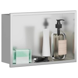 Niche de Douche Argenté 30 x 20 x 9,5 cm Acier inoxydable 519930519930