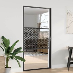 Porte en verre Fretwork Noir 102,5 x 3,5 x 201,5 cm Aluminium 519935519935