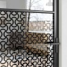 Porte en verre Fretwork Noir 102,5 x 3,5 x 201,5 cm Aluminium 519935519935