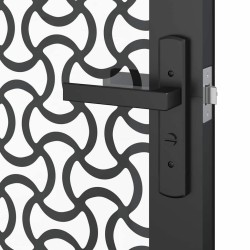 Porte en verre Fretwork Noir 102,5 x 3,5 x 201,5 cm Aluminium 519935519935