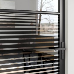 Porte en verre Rayé Noir 83 x 3,5 x 201,5 cm Aluminium 519936519936