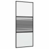 Porte en verre Rayé Noir 90 x 2 x 205 cm Aluminium 519938519938