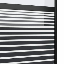 Porte en verre Rayé Noir 90 x 2 x 205 cm Aluminium 519938519938