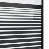 Porte en verre Rayé Noir 90 x 2 x 205 cm Aluminium 519938519938