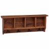 Cintre Marron 70 x 11 x 27 cm Bois de Mahogany Massif 519940519940