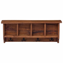 Cintre Marron 70 x 11 x 27 cm Bois de Mahogany Massif 519940519940