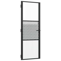 Porte en verre Fretwork Noir 76 x 3.5 x 201.5 cm Aluminium 519941519941