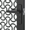 Porte en verre Fretwork Noir 76 x 3.5 x 201.5 cm Aluminium 519941519941