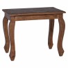 Table Gigogne 3 pcs Marron Bois massif d'acajou 519946519946