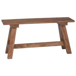 banc Naturel 92 x 23,5 x 45,5 cm Bois massif d'acajou 519949519949