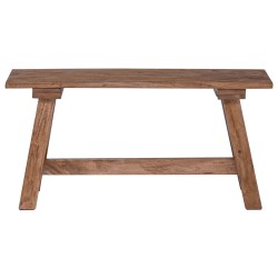 banc Naturel 92 x 23,5 x 45,5 cm Bois massif d'acajou 519949519949