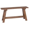 banc Naturel 92 x 23,5 x 45,5 cm Bois massif d'acajou 519949519949