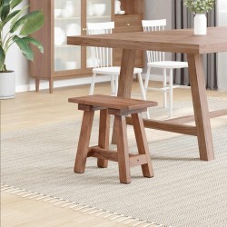 banc Naturel 50,5 x 25 x 47,5 cm Bois massif d'acajou 519950519950