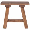 banc Naturel 50,5 x 25 x 47,5 cm Bois massif d'acajou 519950519950