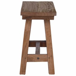 banc Naturel 50,5 x 25 x 47,5 cm Bois massif d'acajou 519950519950