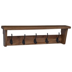 Cintre Marron 50 x 10 x 14 cm Bois de Mahogany Massif 519954519954