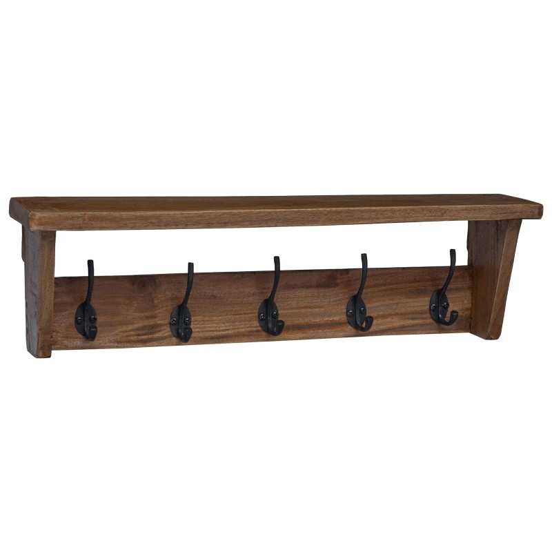 Cintre Marron 50 x 10 x 14 cm Bois de Mahogany Massif 519954519954