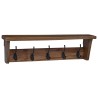 Cintre Marron 50 x 10 x 14 cm Bois de Mahogany Massif 519954519954