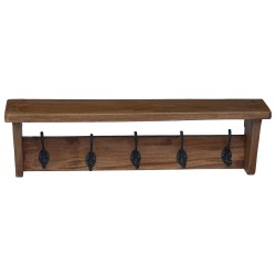 Cintre Marron 50 x 10 x 14 cm Bois de Mahogany Massif 519954519954