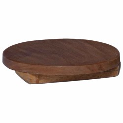 Tabouret à Plantes 3 pcs Marron Bois d'Acajou 519957519957